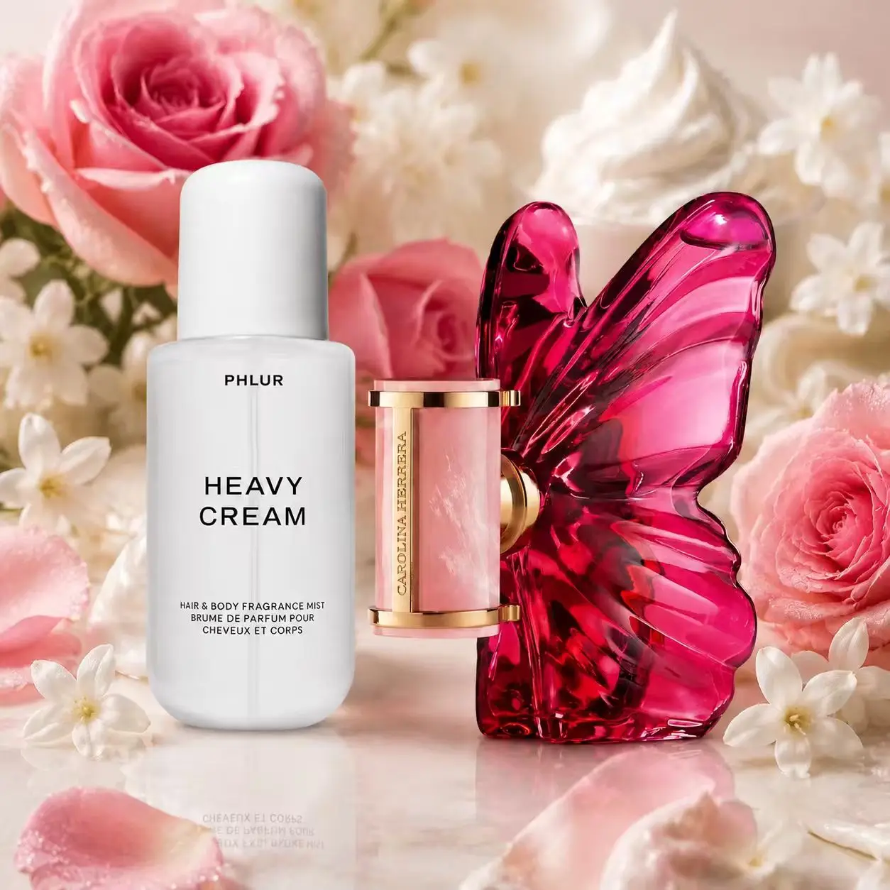 Perfume Fragrance Mist - 2-delige PHLUR geurset voor vrouwen, vanille