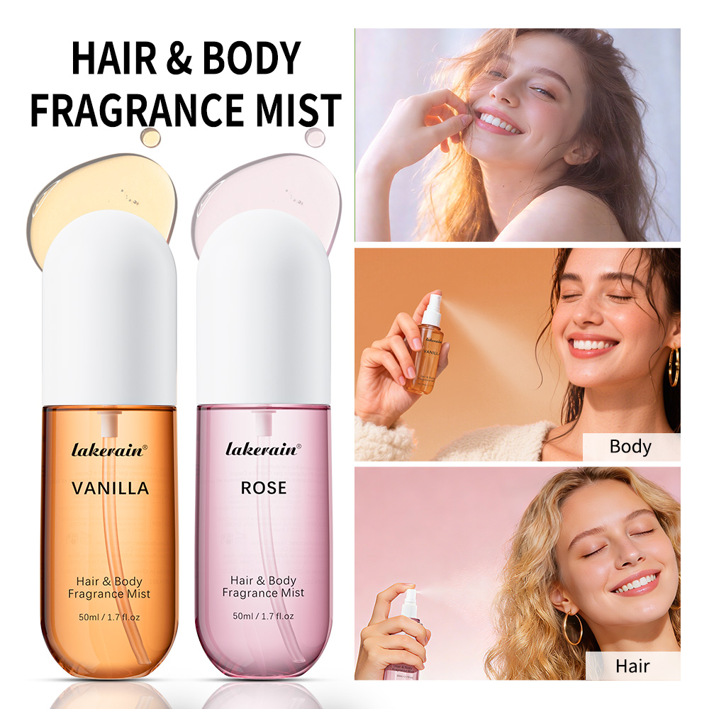 Perfume Fragrance Mist - 50ml Vanille Rozen Geurspray Haar &