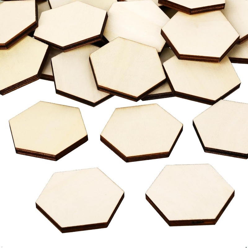 Oud Wood Chip - 50 STKS 4 CM Onvoltooide Houten