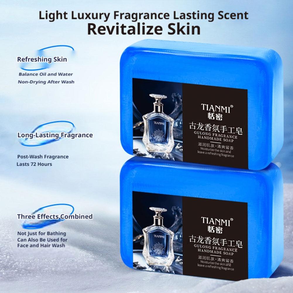Perfume Fragrance Soap - Men Gulong Parfumzeep 3-in-1 Reinigingsstaafje voor