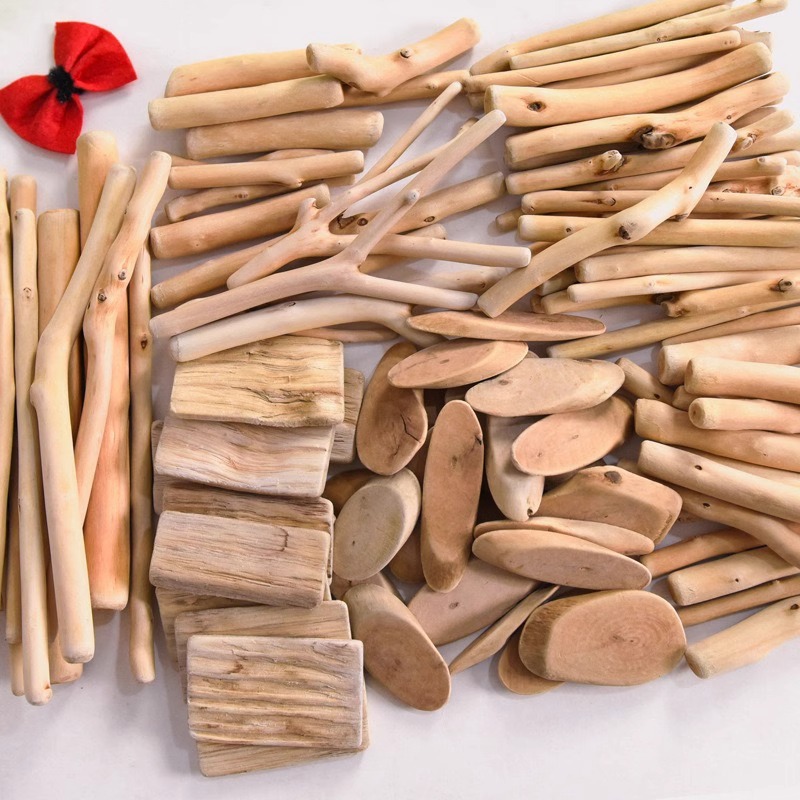 Oud Wood Chip - 250g houten schijfjes drijfhout voor DIY