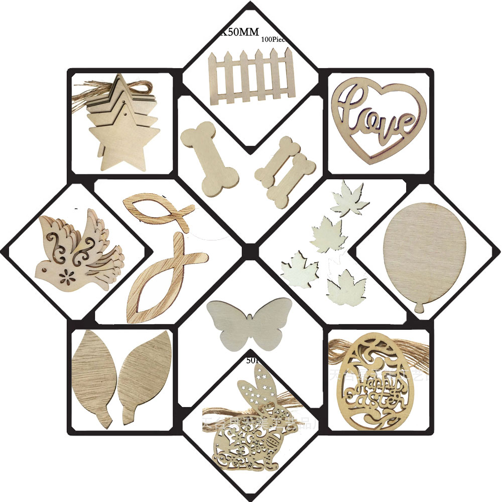 Houten decoraties Onafgewerkte - Oud Wood Chip recensie en prijs