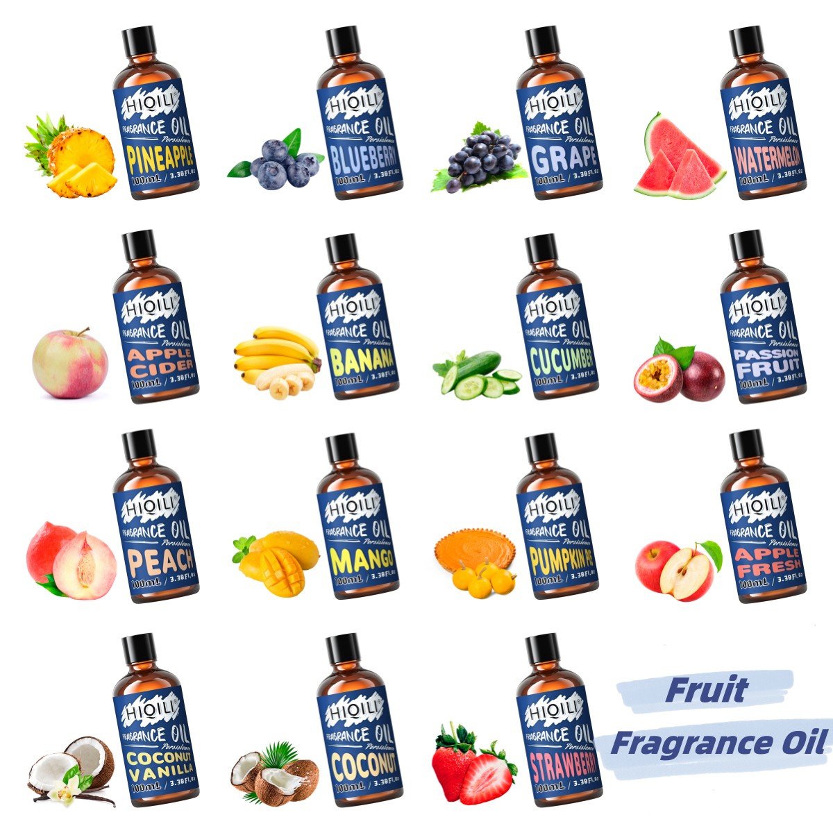 HIQILI 100 ml fruitgeurolie, p - Perfume Fragrance Soap recensie en prijs