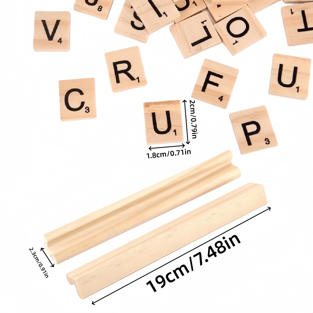 100 stuks houten letters, Enge - Oud Wood Chip recensie en prijs