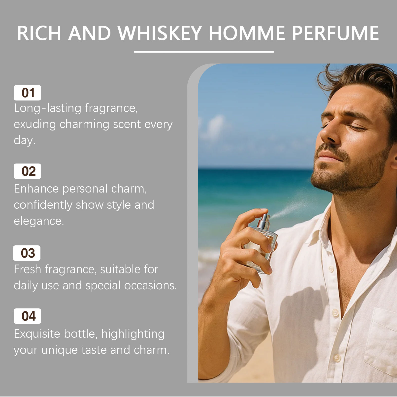 Warm Vanilla Men Cologne, natu - Perfume Fragrance Concentration recensie en prijs