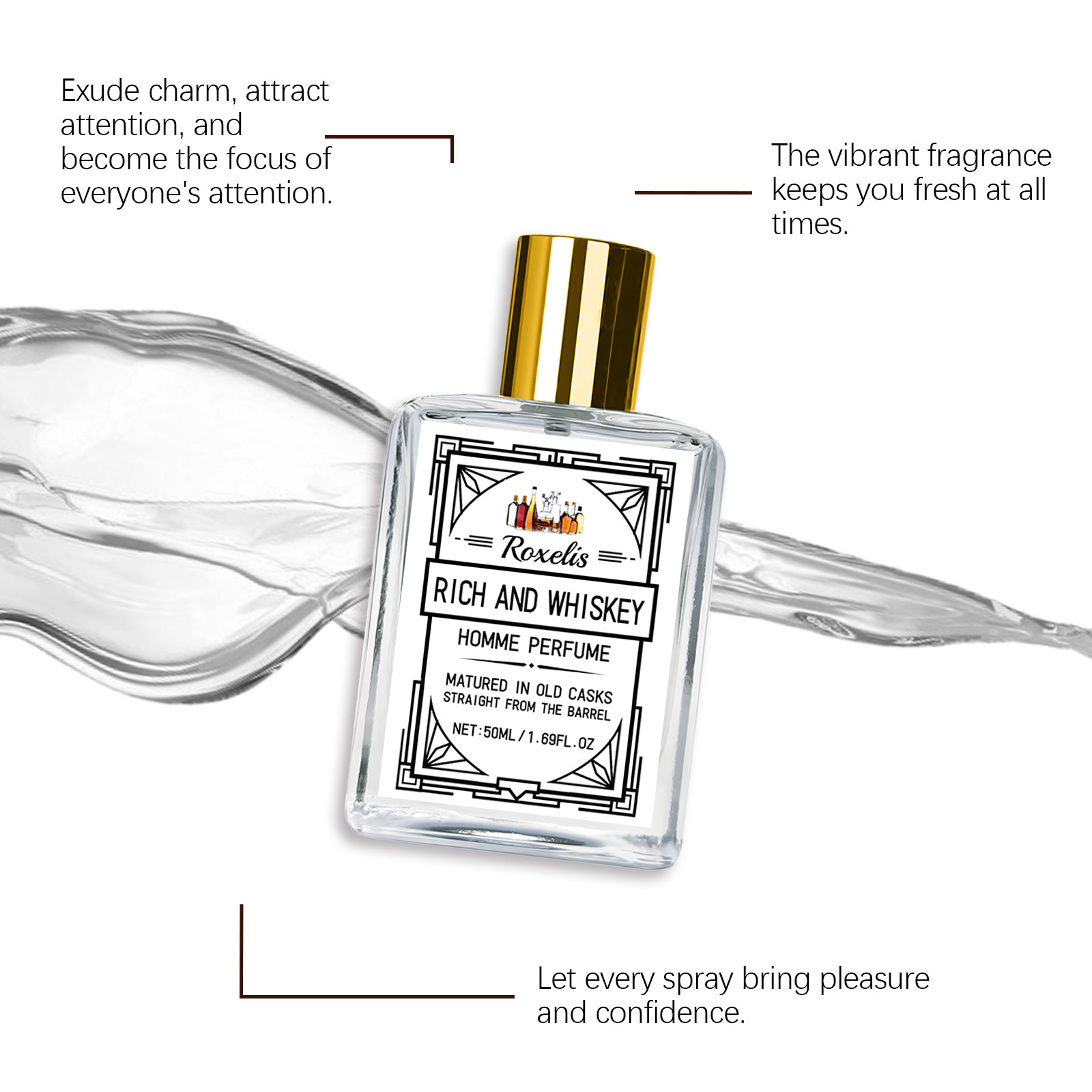 Roxelis 50ml Charm Whisky Here - Vanilla Perfume Oil recensie en prijs