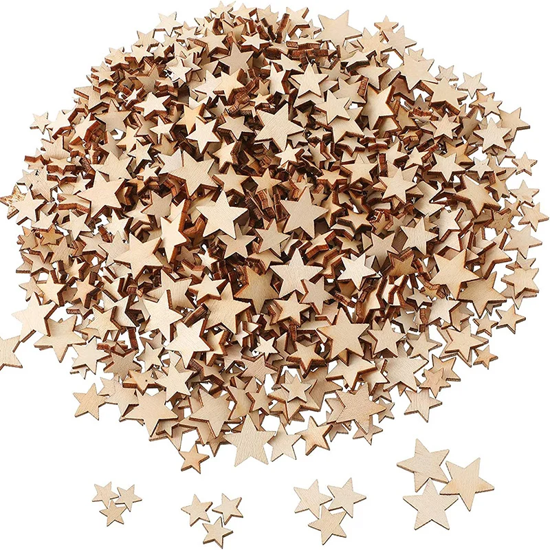 100-500 Stuks Mini Houten Ster - Oud Wood Chip recensie en prijs