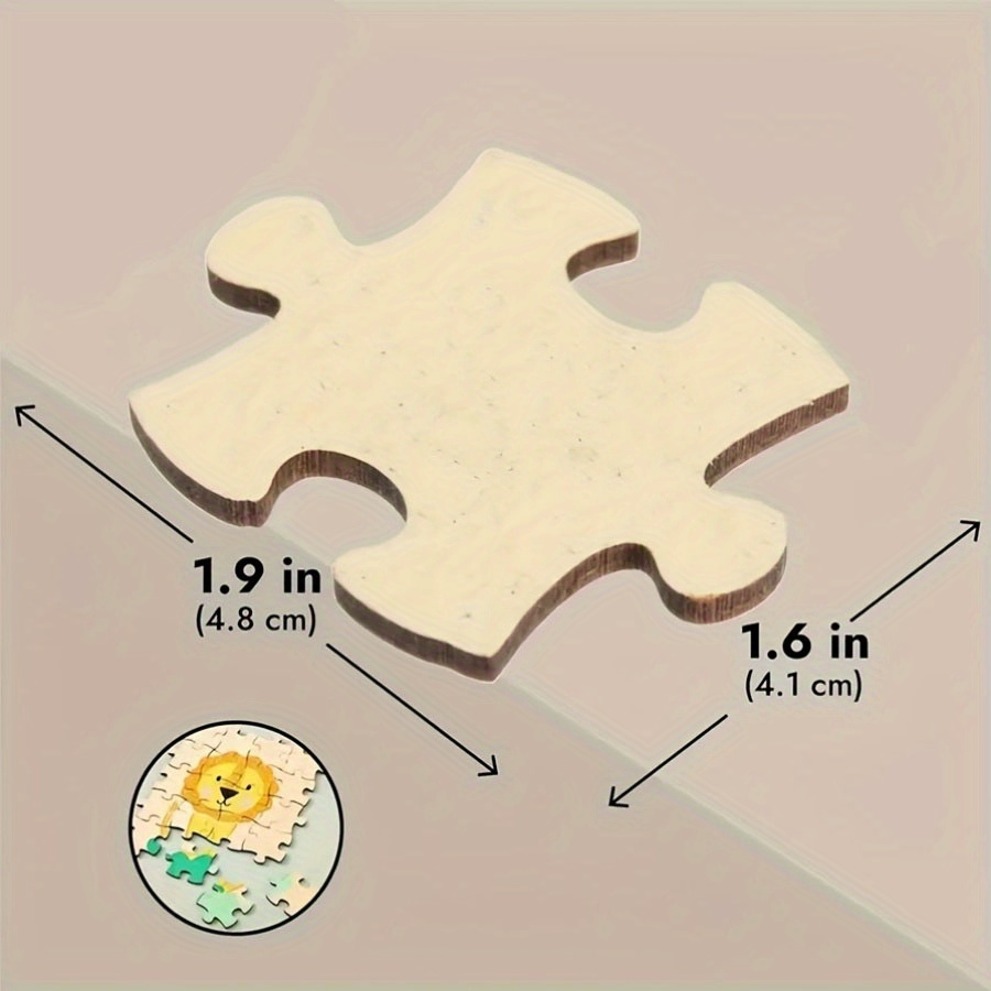 Natuurlijke bruine MDF puzzelc - Oud Wood Chip recensie en prijs