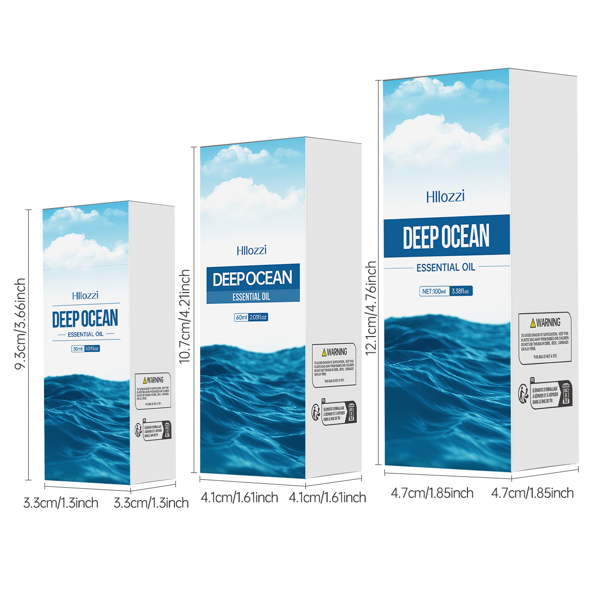 100 ml/60 ml/30 ml Diepzee Ess - Perfume Fragrance Soap recensie en prijs